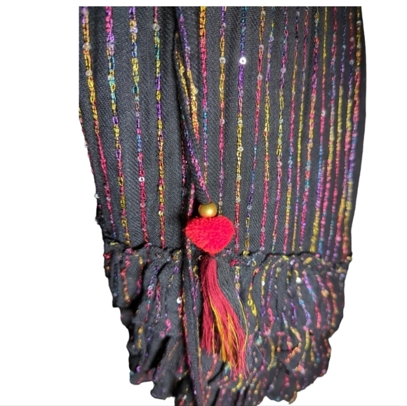 NWT True Colours Rainbow Sequins Cover Up Size L / XL - Picture 6 of 8